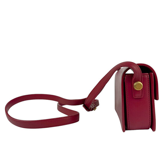 Saint Laurent Handbags - Saint Laurent Classic Crossbody Bag Gold Lulu Bordeaux Leather